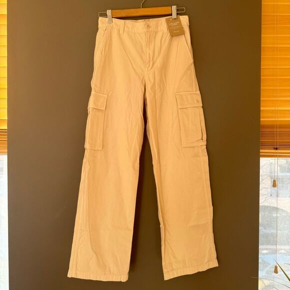 $108 Madewell Garment-Dyed Low-Slung Straight Cargo Pants size 33 m7 - Picture 4 of 7